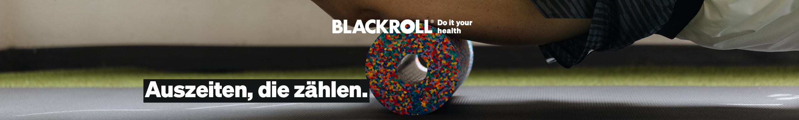 Werbeanzeige der Marke BLACKROLL