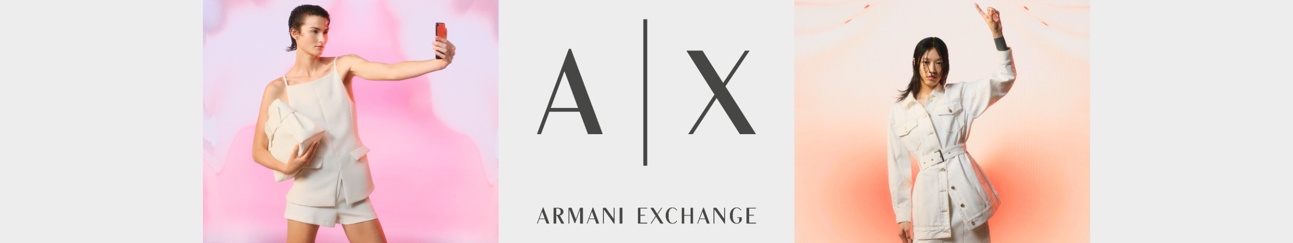 Werbeanzeige der Marke ARMANI EXCHANGE
