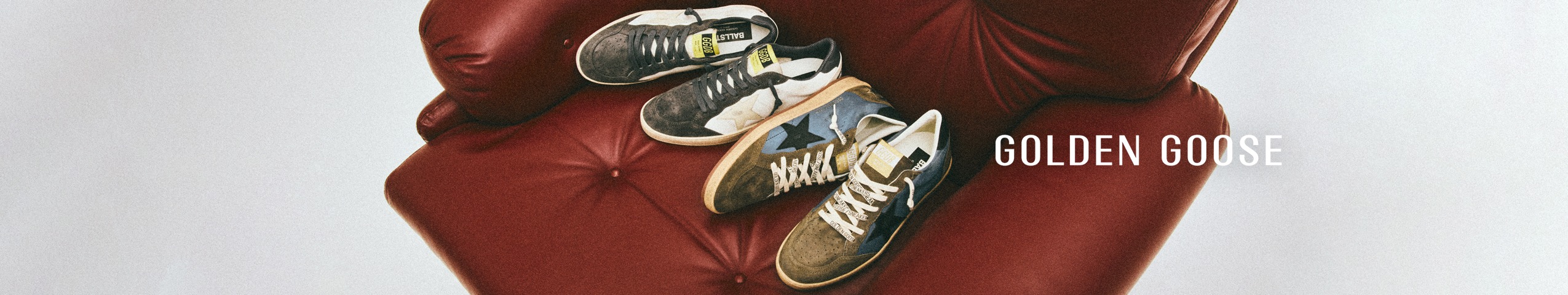 Werbeanzeige der Marke GOLDEN GOOSE