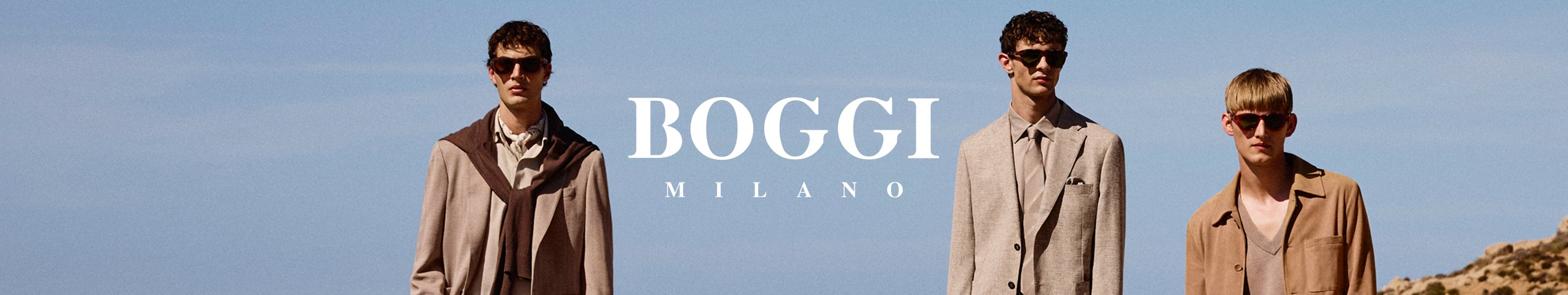 Werbeanzeige der Marke BOGGI MILANO