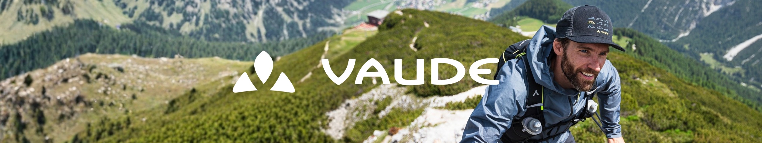 Werbeanzeige der Marke VAUDE