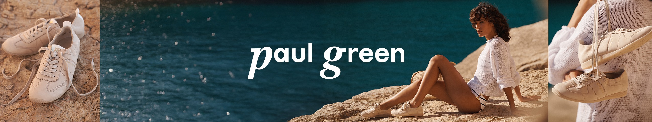 Werbeanzeige der Marke paul green