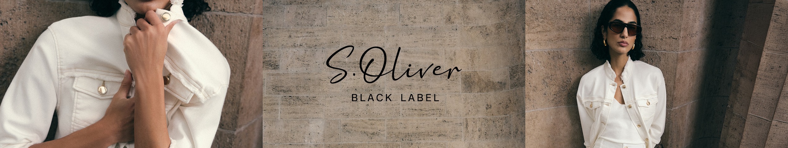 Werbeanzeige der Marke s.Oliver BLACK LABEL