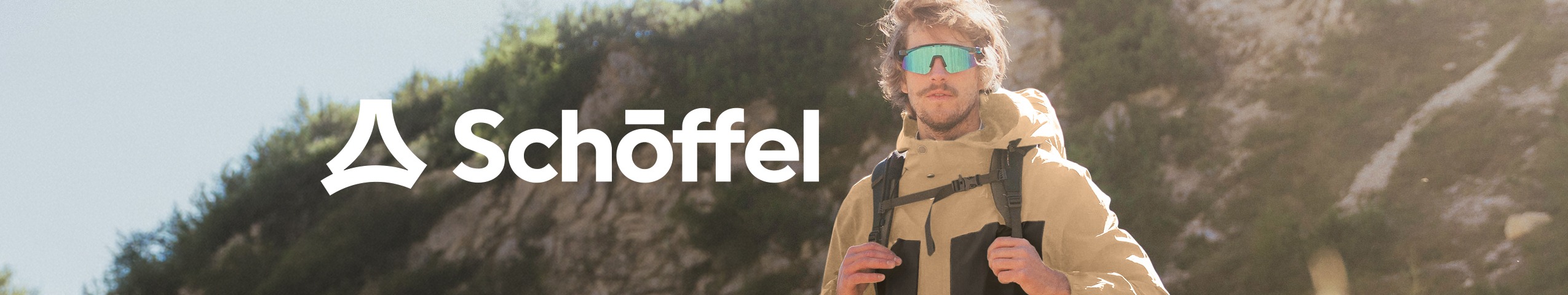 Werbeanzeige der Marke Schöffel