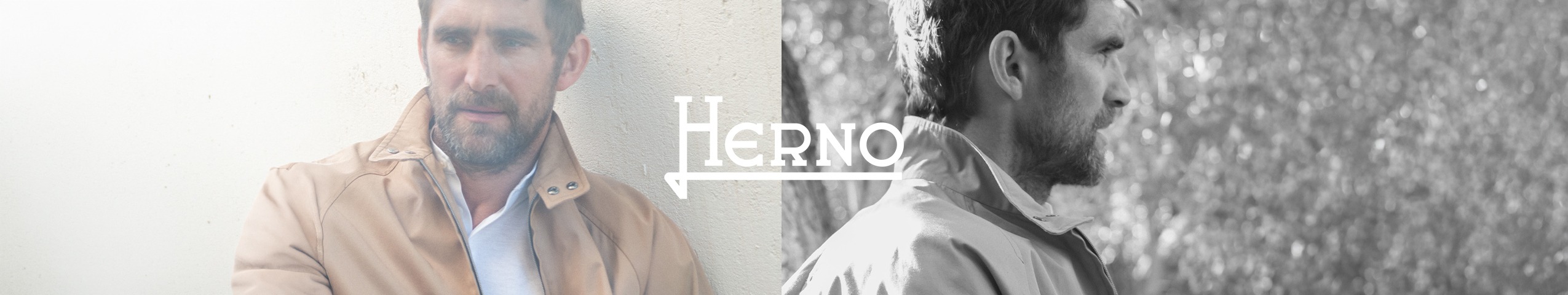 Werbeanzeige der Marke HERNO