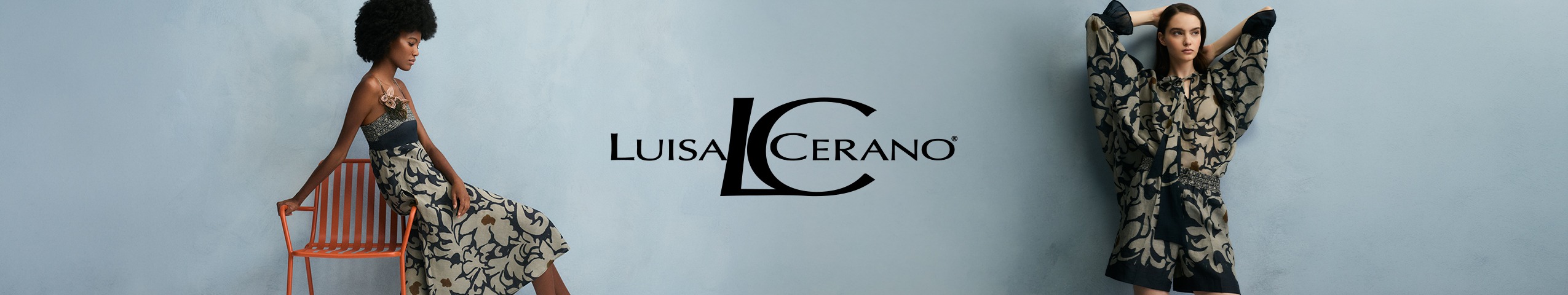 Werbeanzeige der Marke LUISA CERANO