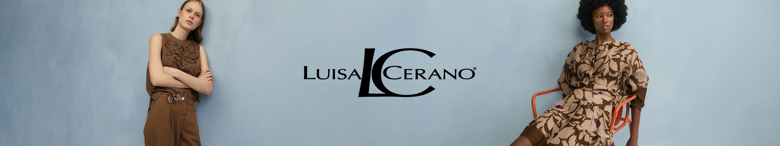 Werbeanzeige der Marke LUISA CERANO