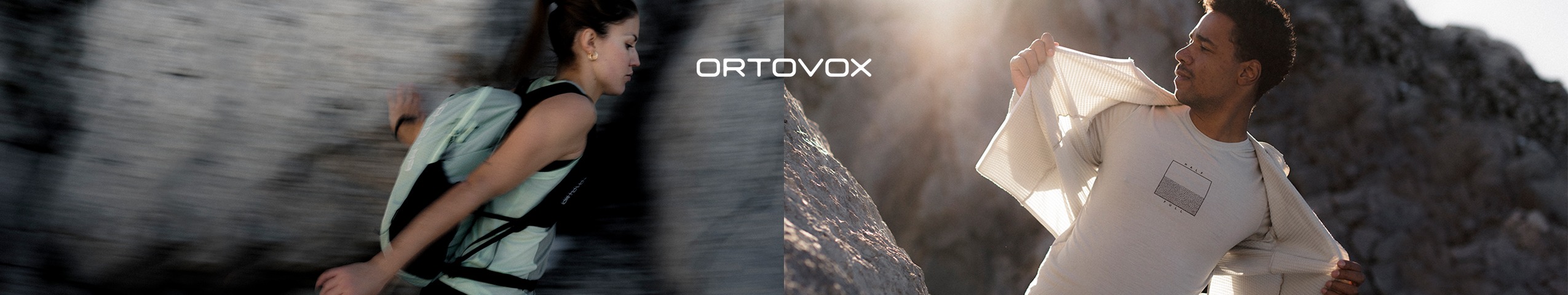 Werbeanzeige der Marke ORTOVOX