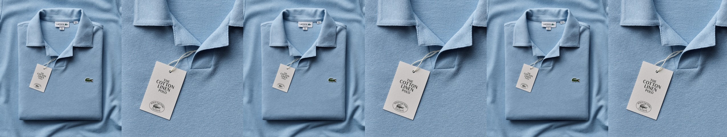Werbeanzeige der Marke LACOSTE