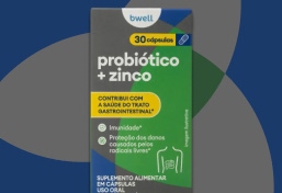 Probiótico Bwell + Zinco 30 cápsulas. bwell