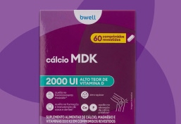 Cálcio MDK bwell 60 Comprimidos. bwell