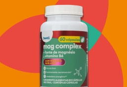 Magnésio Bwell Mag Complex 60 cápsulas. bwell