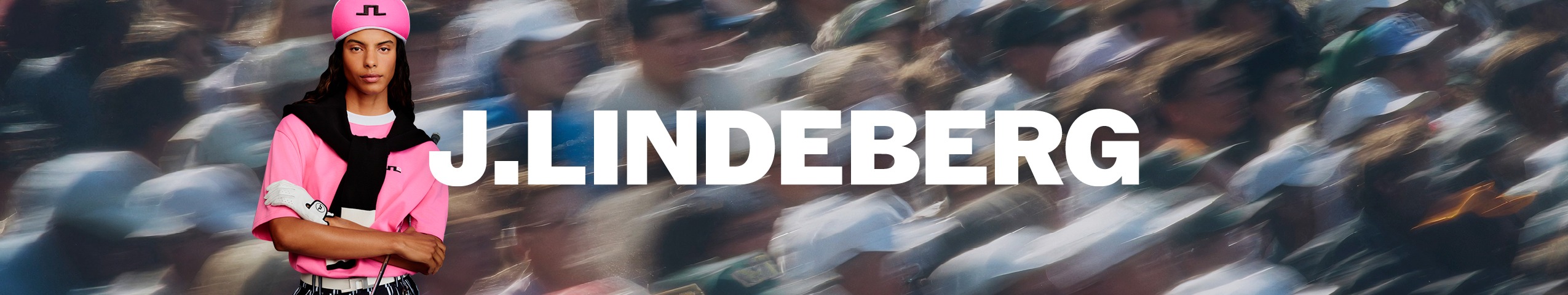 Werbeanzeige der Marke J.LINDEBERG
