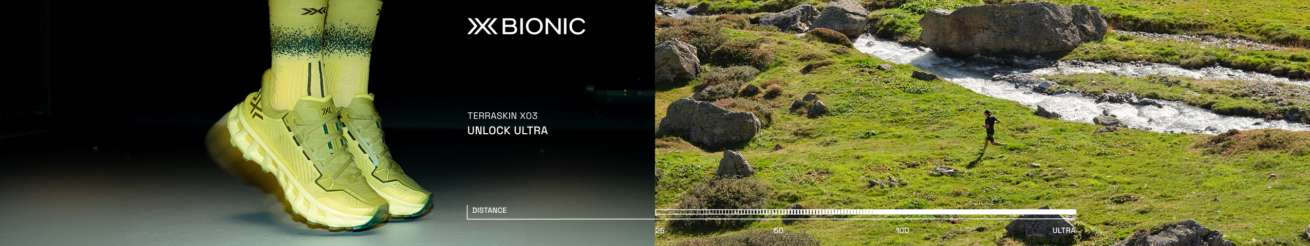 Werbeanzeige der Marke X-BIONIC